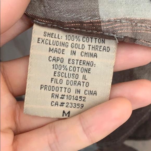 Alpinestars Gold and Neutral Plaid Button Down - Picture 7 of 7